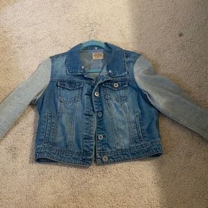 Jean jacket sweater